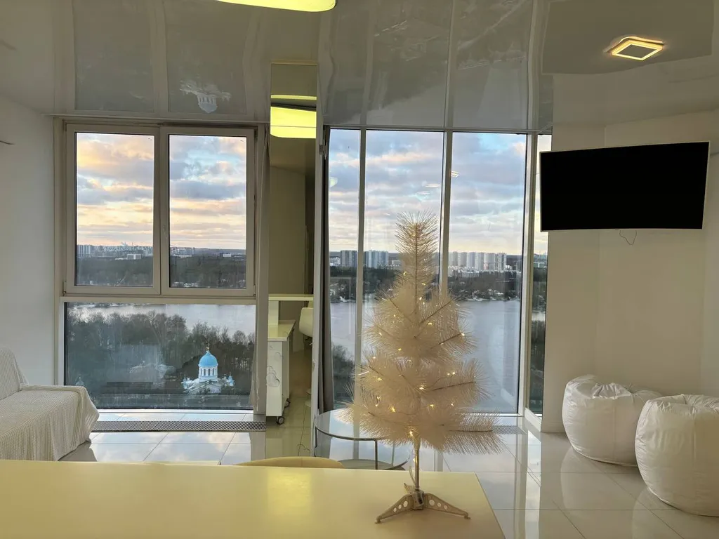 Квартира Квартира Белая панорамная студия Dream Sky — Санкт-Петербург