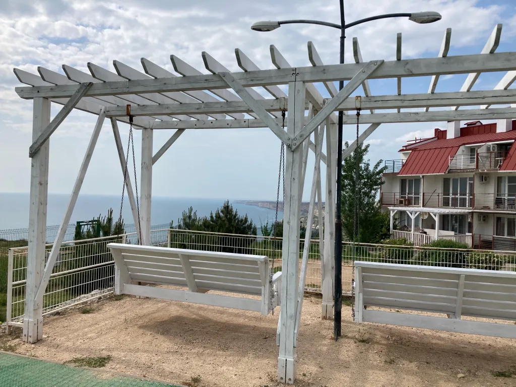 Квартира Квартира Уютная студия с видом на море в ЖК Fiolent Village — Севастополь