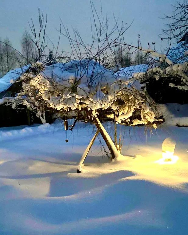 Коттедж с баней и джакузи рядом с горками