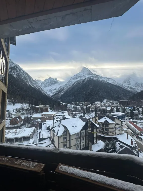 Уютная евродвушка в сердце Домбая, 50метров от канатной дороги