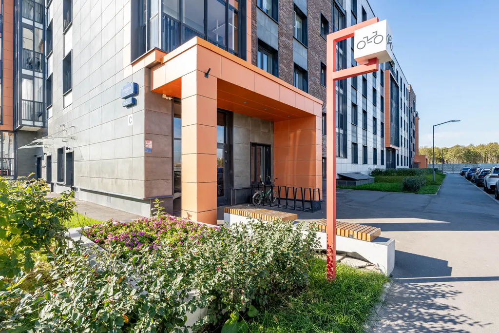 Квартира Квартира Яркая студия — Санкт-Петербург