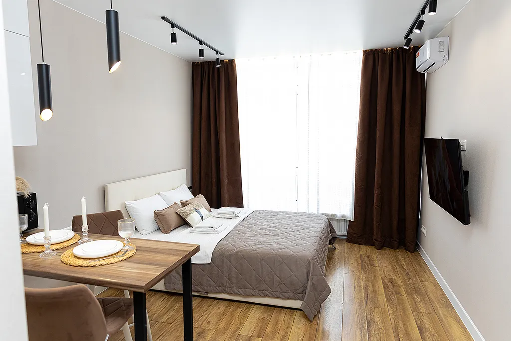 Квартира Студия в новом доме рядом с кадетским корпусом — аренда посуточно в Кемерово