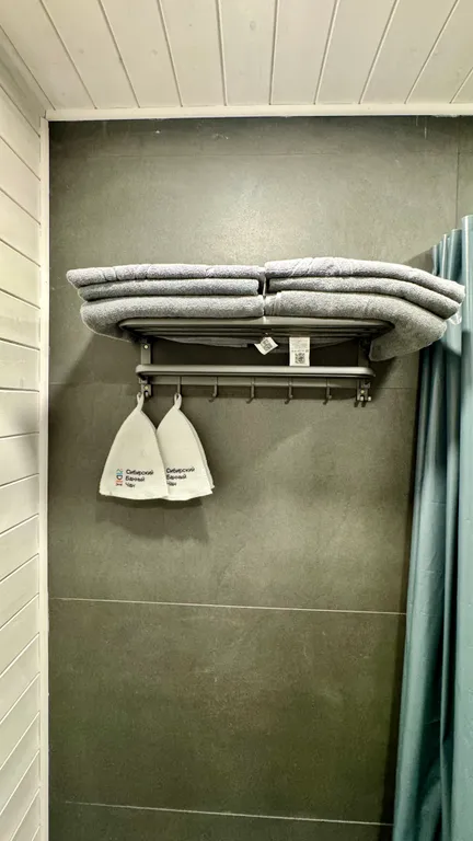 Дом с сибирским банным чаном в лесу