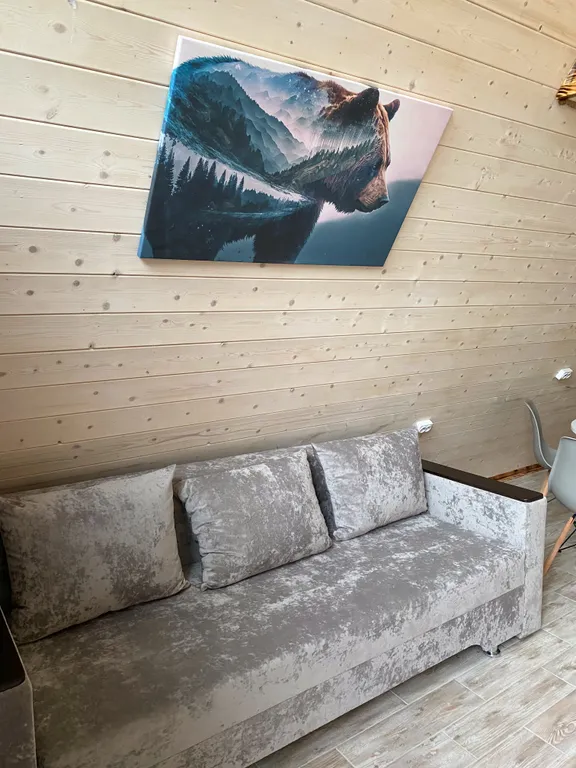 А-фрейм с бассейном