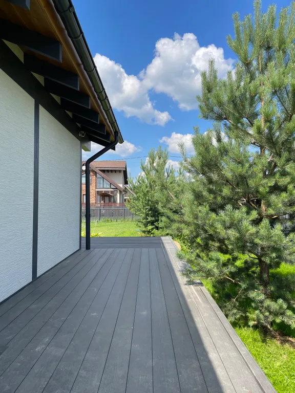 Коттедж Коттедж Фахверк с панорамным остеклением — Васькино