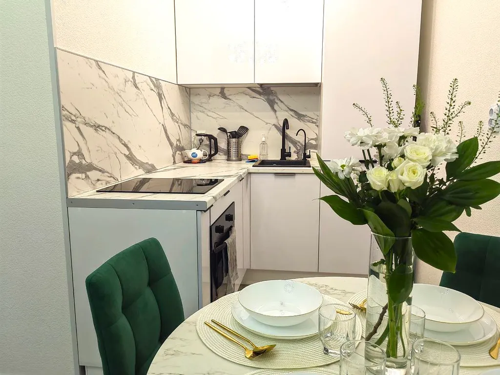 Современная красивая 1-комнатная квартира — аренда посуточно в Мурино