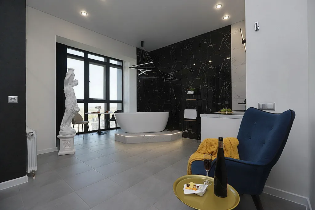 Апартаменты с отдельностоящей ванной