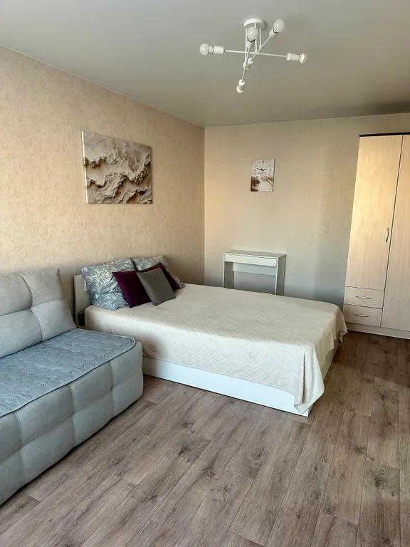 Однокомнатная квартира в центре с видом на Волгу