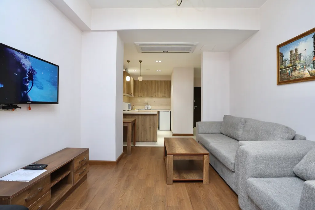 Апартаменты с 1 спальней с балконом