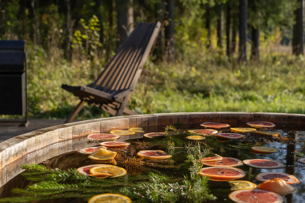 Коттедж Дом с панорамным видом на лес и горячей купелью — Ломоносов