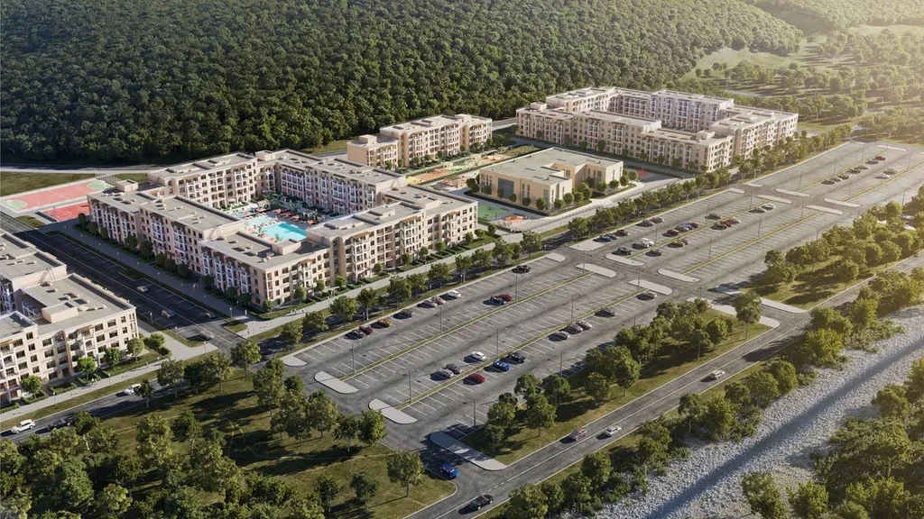 Апартаменты с большой кроватью в Холидей Хаус