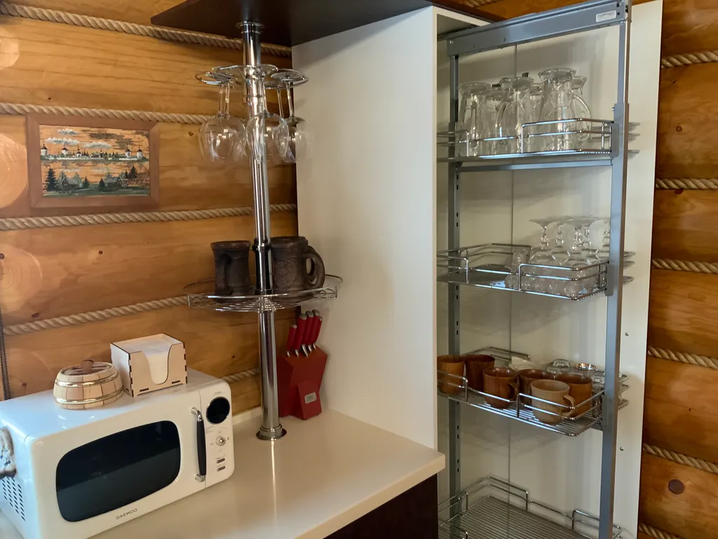 Дом-баня в деревенском стиле