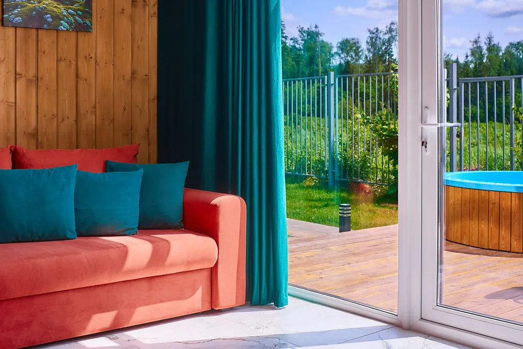 Коттедж Барнхаус с баней, видом на лес — Истра