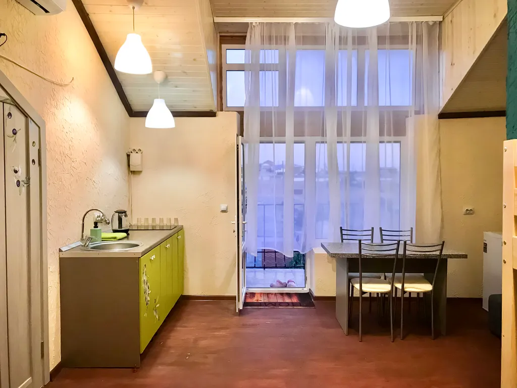 mansard room апартаменты с кухней