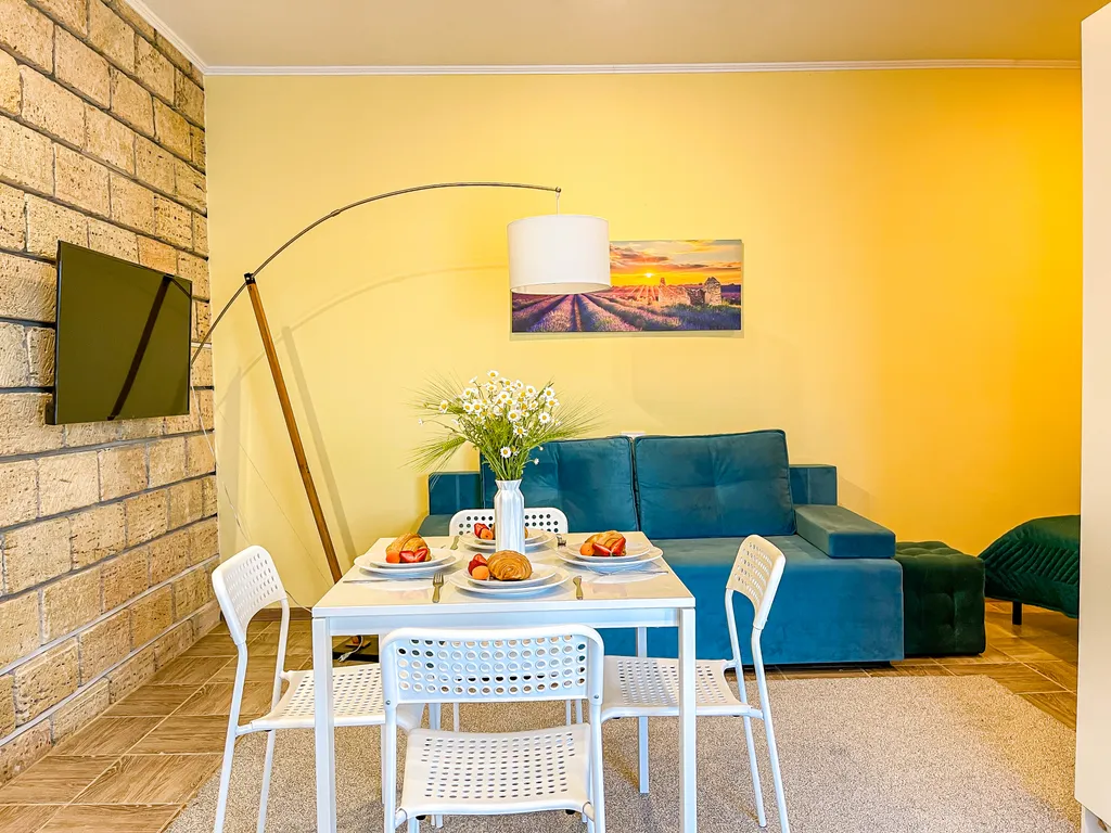 Апартамент с кухней и стиральной машиной у моря