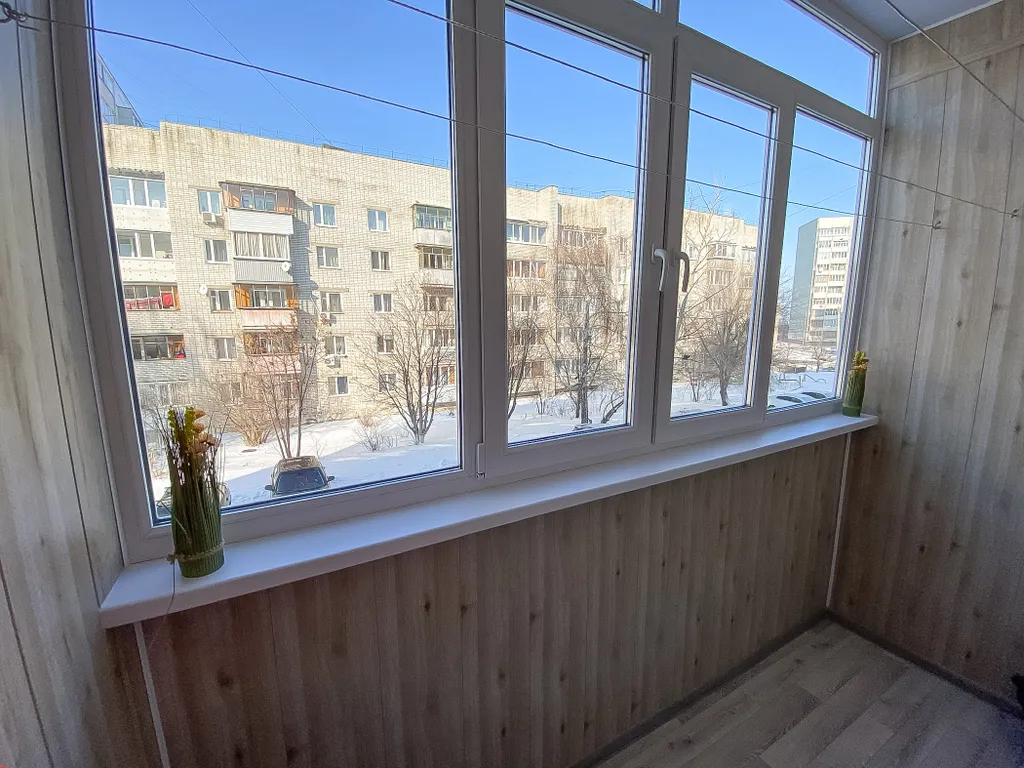 Светлая квартира с просторной лоджией