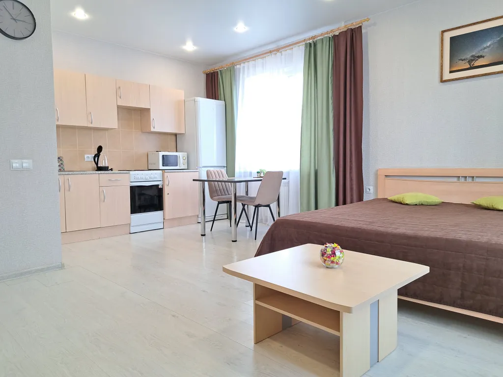 Студия на Псковской с большой кроватью