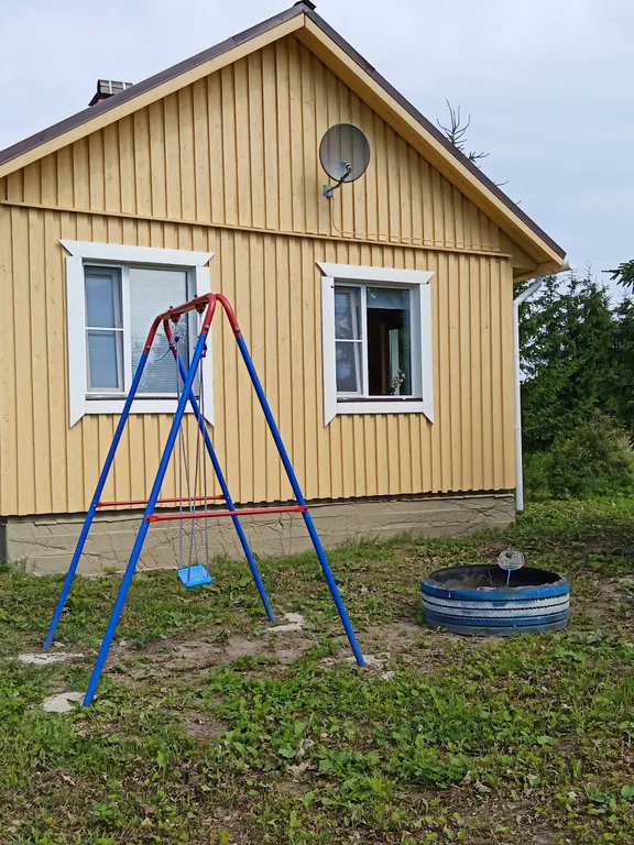 Дом в Карелии с печью-камином и видом на лес