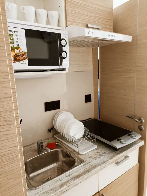 Двухместные апартаменты с кухней и видом на озеро