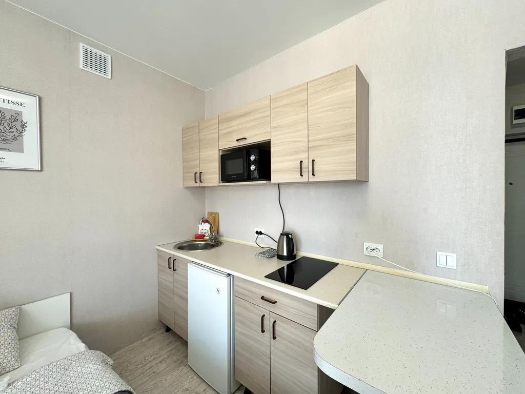 Уютная студия в 15 минутах ходьбы от метро Берёзовая Роща на двоих