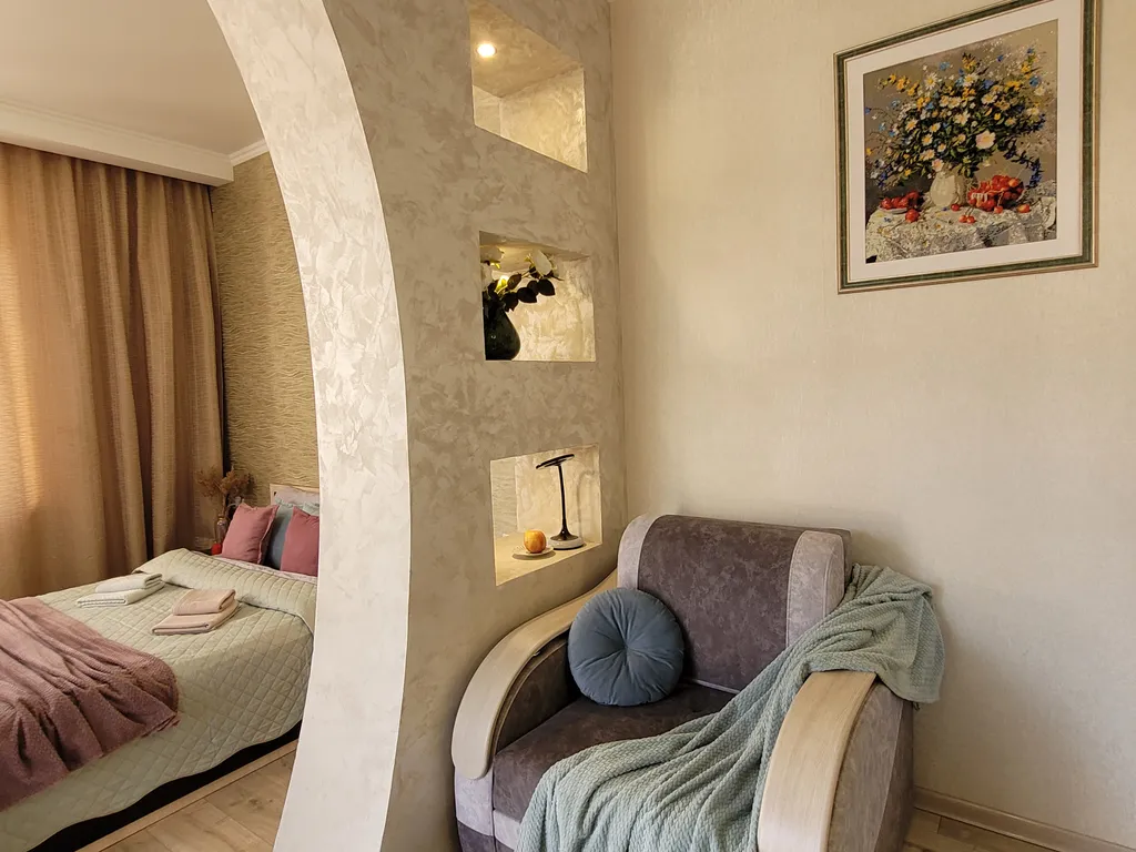 Квартира Квартира Просторная евродвушка около моря — Геленджик