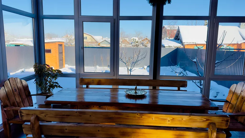 Уютный гостевой дом со своей теплой беседкой