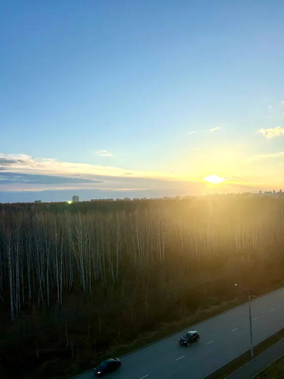 Студия с панорамным видом на Краснопольском проспекте