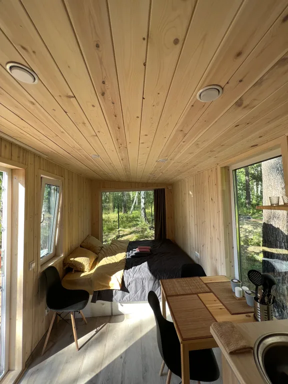 Домики с баней и чанами в Верхнем Дуброво