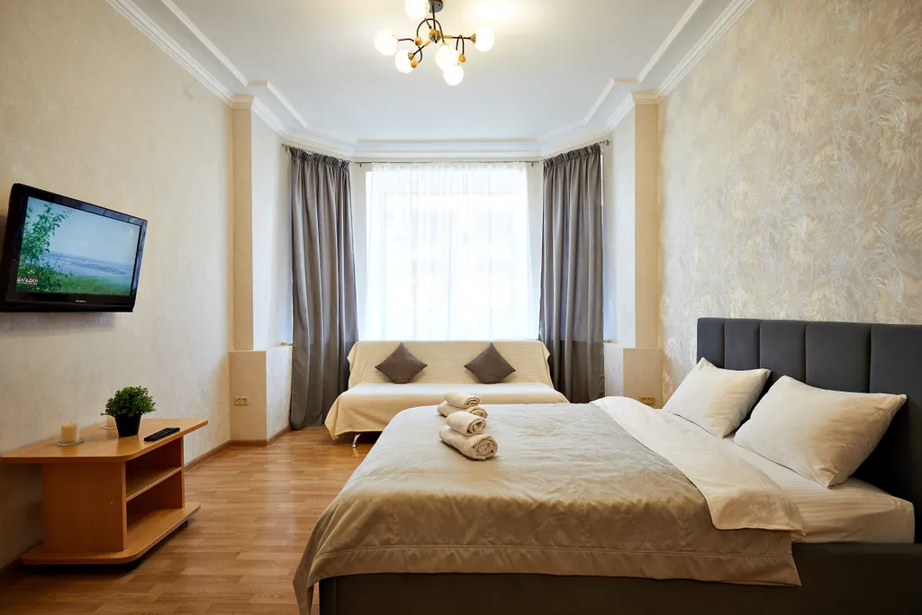 2-комнатная с раздельными спальнями в самом центре