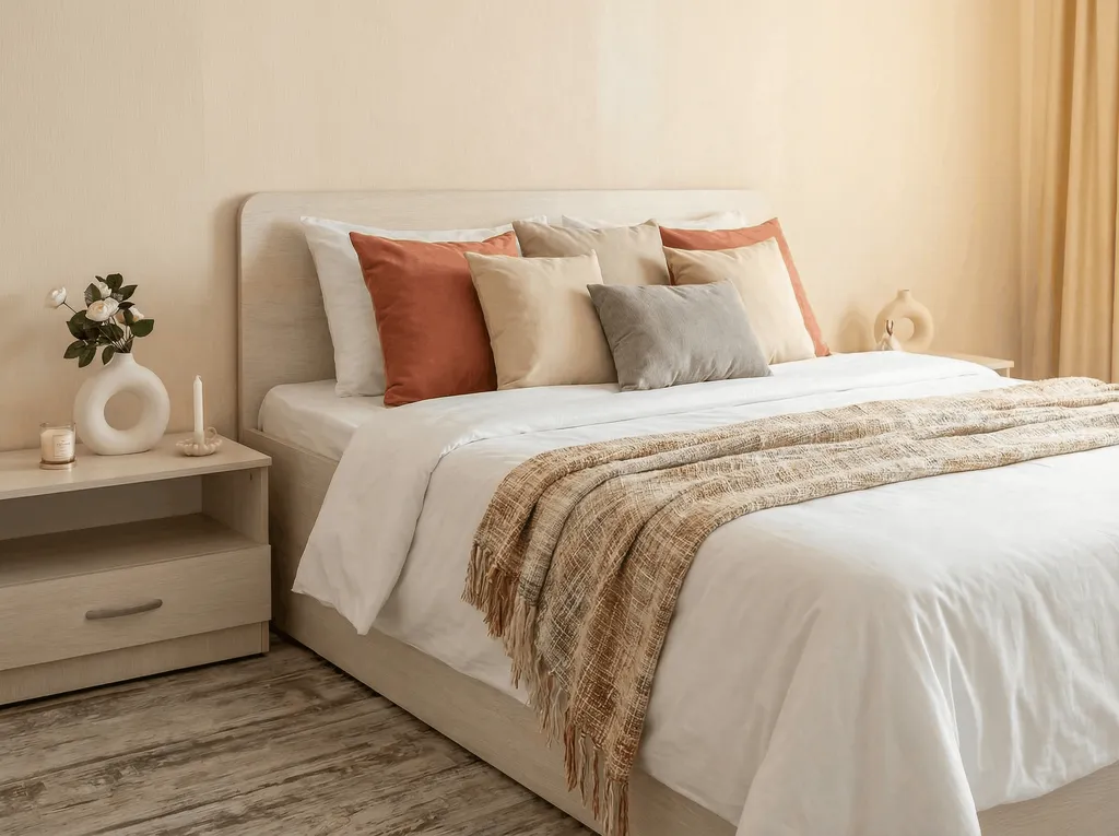 Евротрёхкомнатная квартира с балконом для 6 гостей