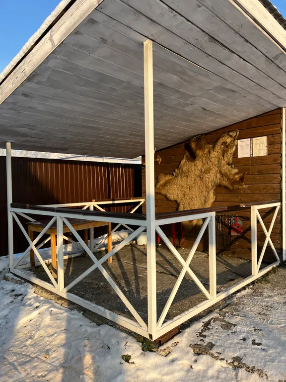 Семейный дом с баней у озера