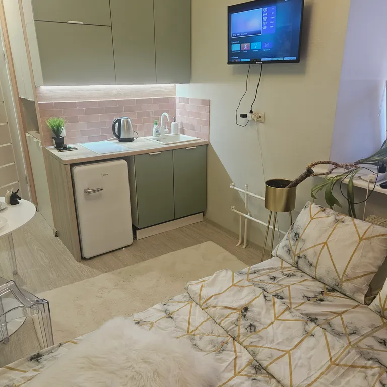 Квартира Квартира Дизайнерская студия у метро Каширская, варшавская, парковка бесплатно — Москва