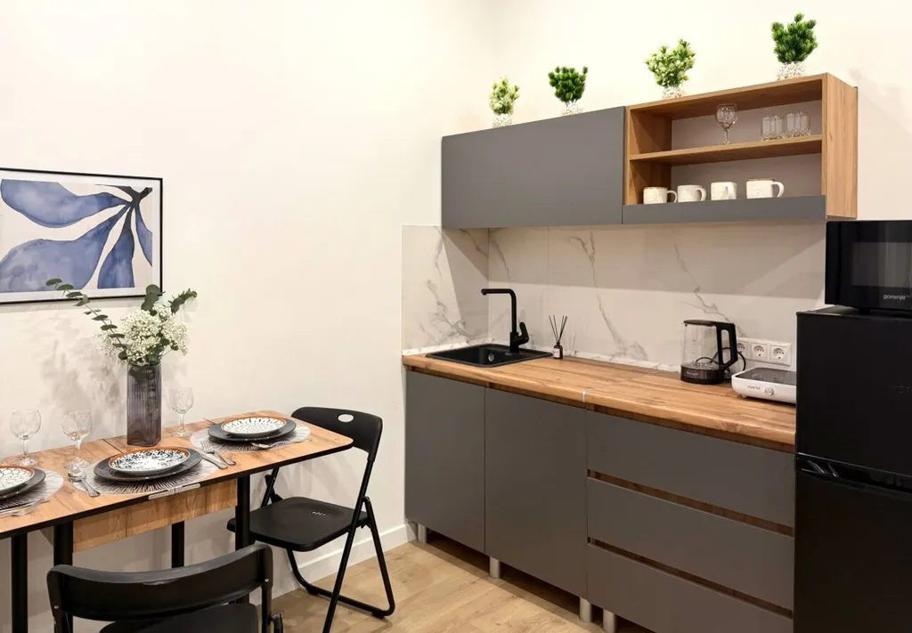 Светлая студия в ЖК Видный город