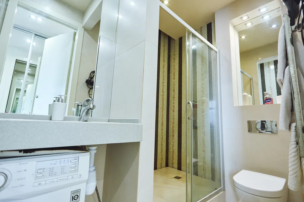 Квартира Квартира Тихая роскошь. 47 этаж, вид на гребной канал и Серебряный бор — Москва