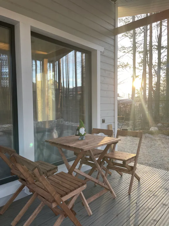 Уютный дом с живописным видом на лес