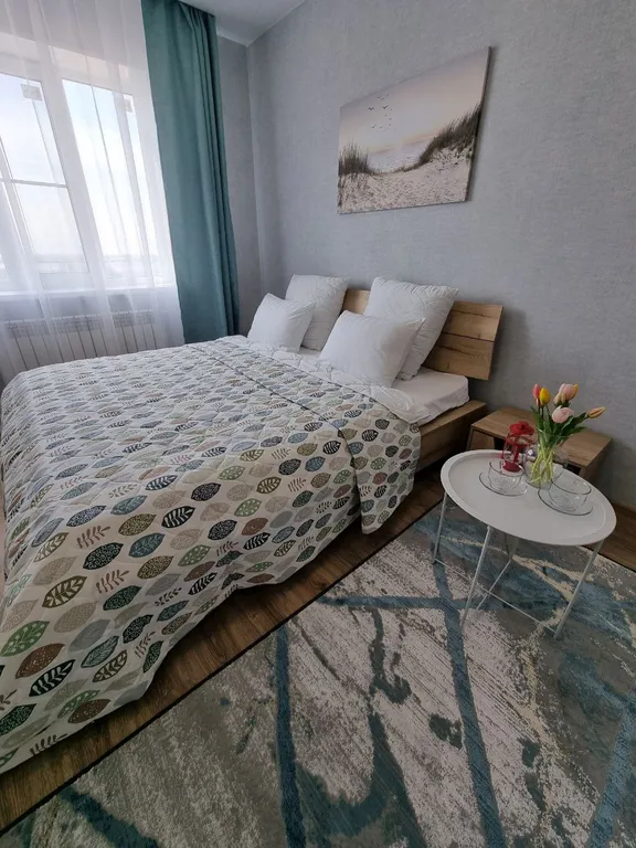 Стильная однокомнатная квартира для пары (Уютный Дом)