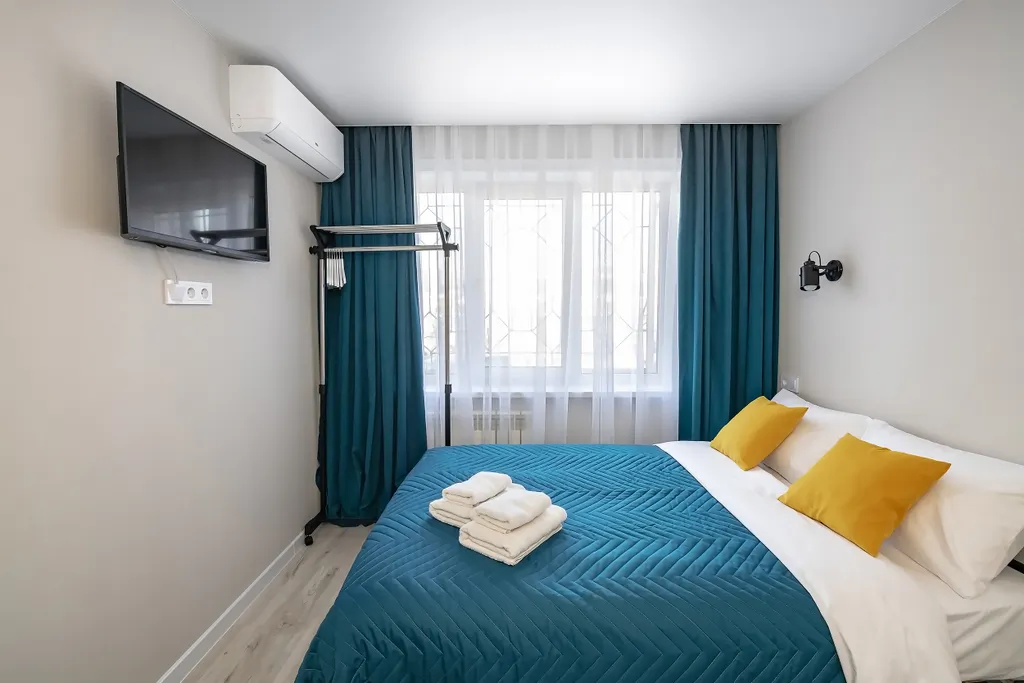 Современная студия с новым ремонтом