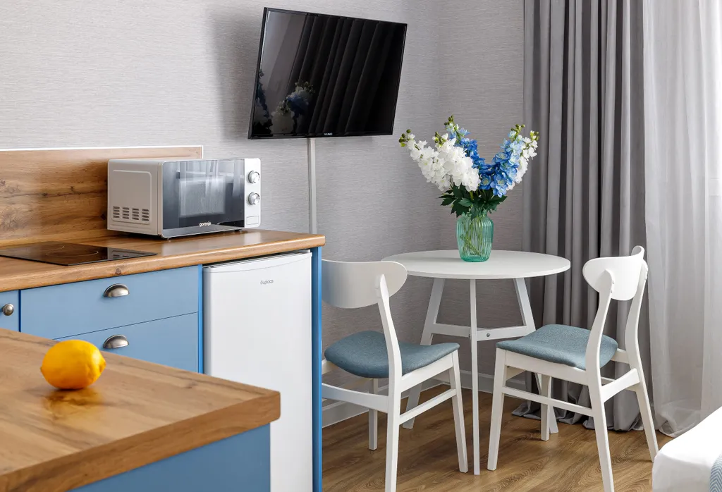 Современная студия для 4 гостей в ЖК Парк Победы