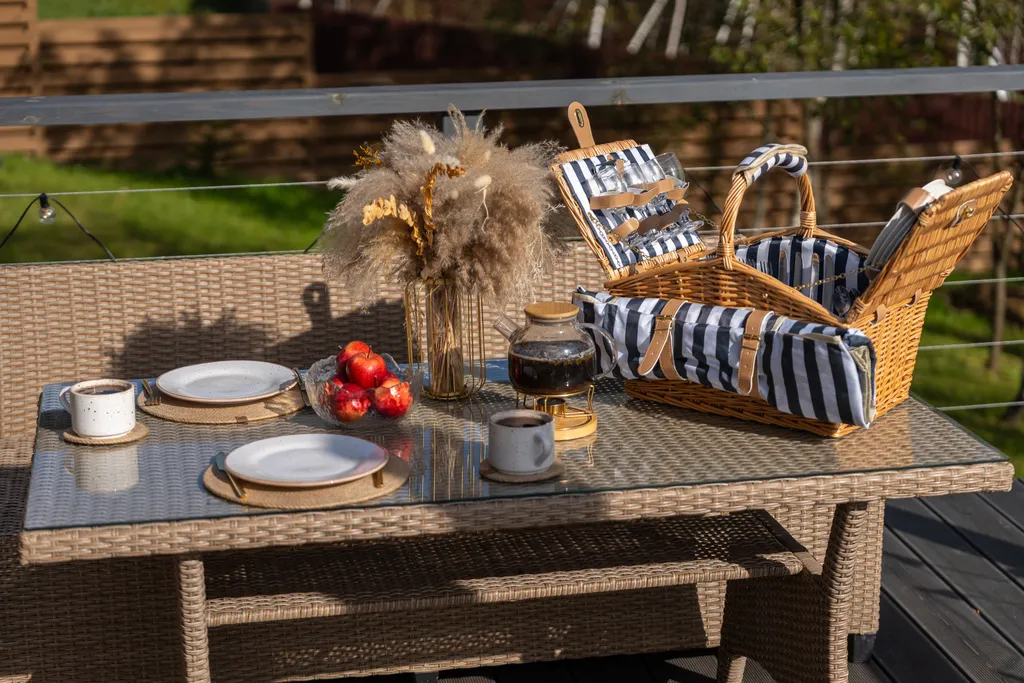 Дом с чаном и сауной у леса.