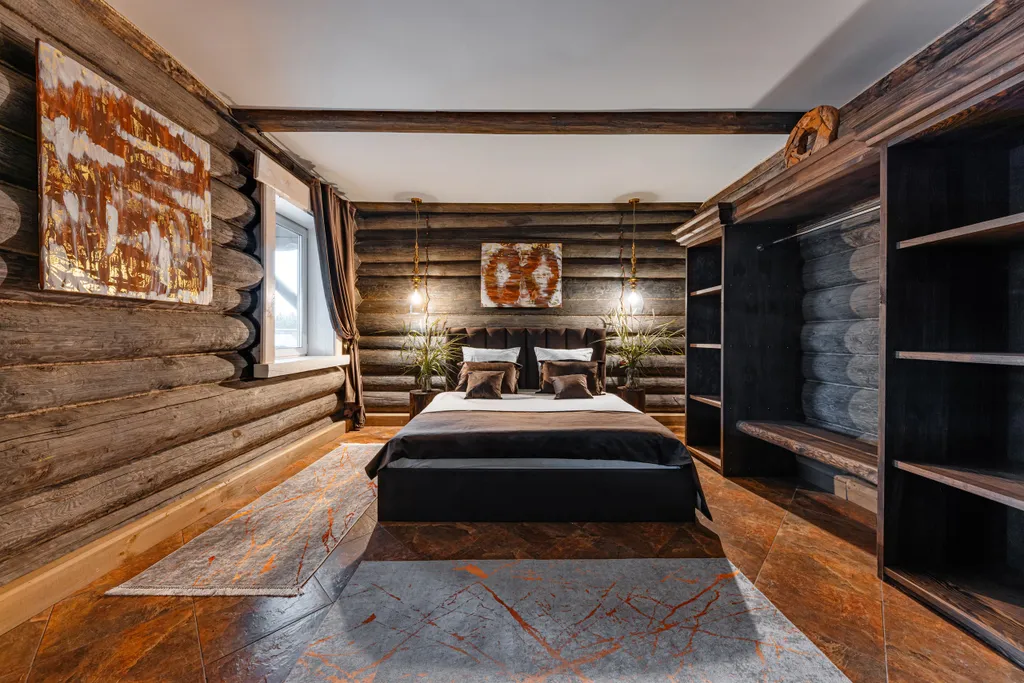 Дом  с летней кухней на три спальни с камином и террасой