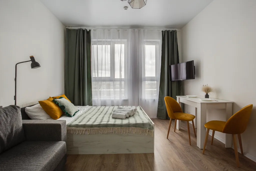 Просторная студия для двоих