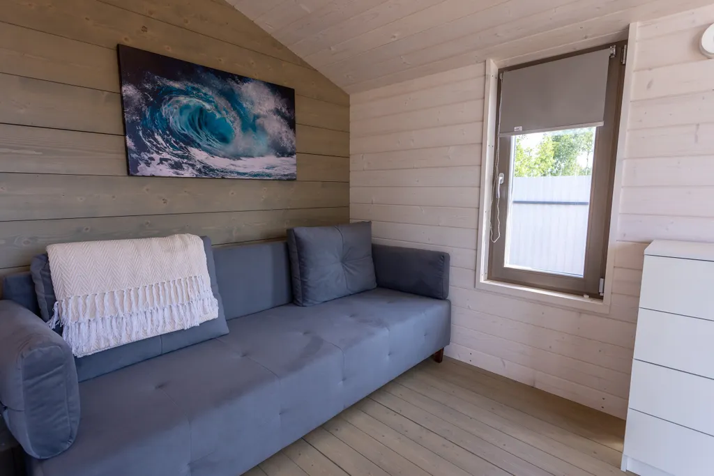 Дом стандарт c баней-бочкой