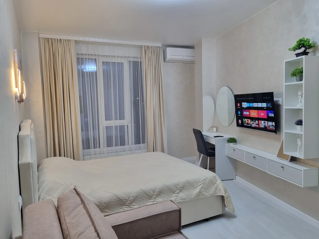 Уютная квартира в курортной части города в жк-Эсфера Сити с видом на горы