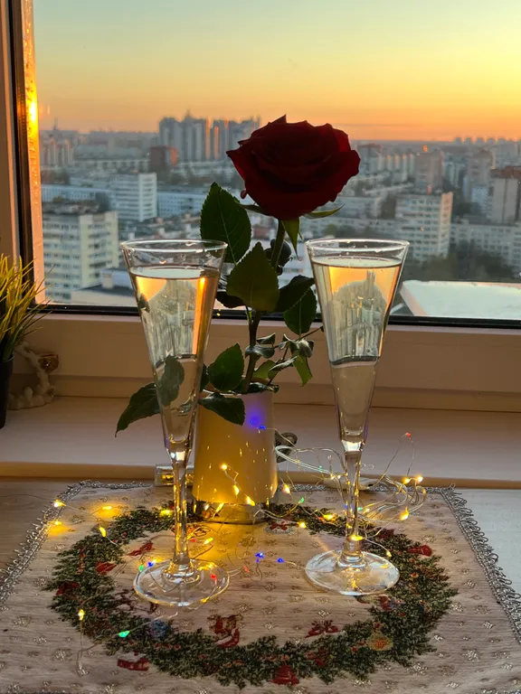 Уютная квартира с чудесными закатами и видом на город — аренда посуточно в Санкт-Петербург