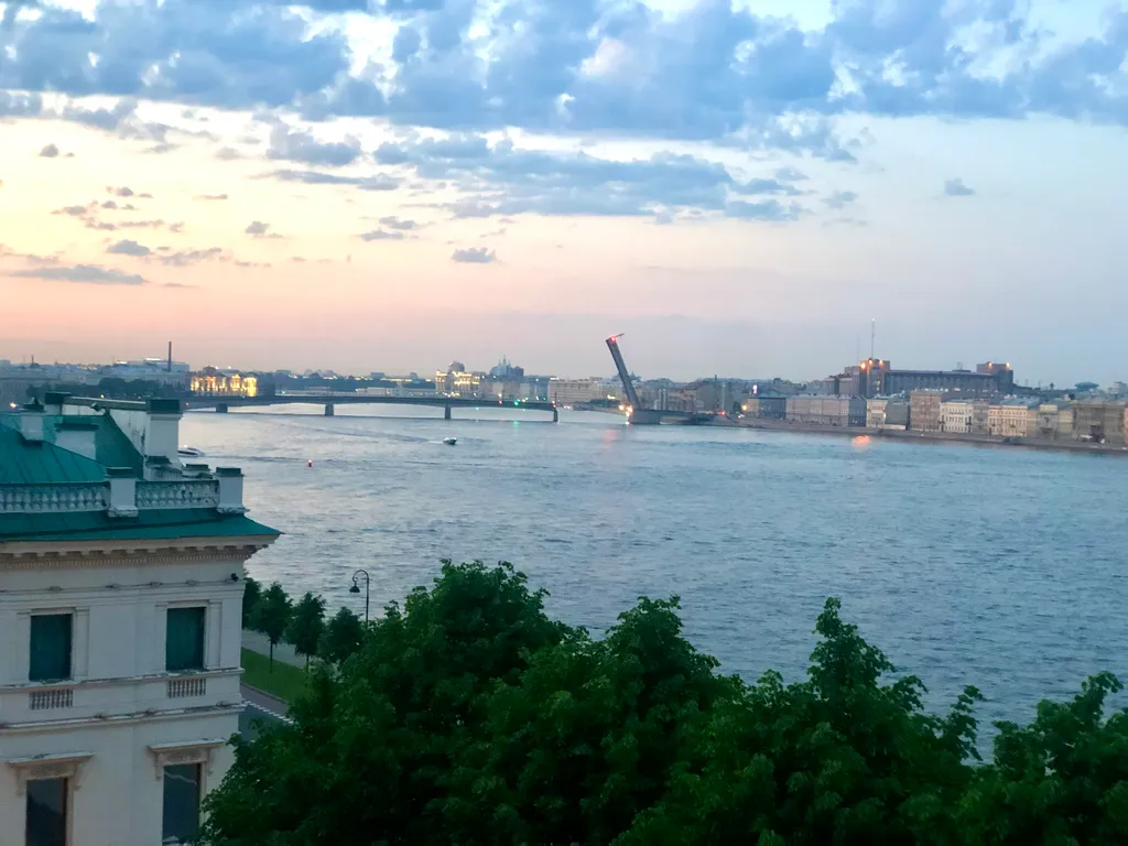 Квартира Квартира Апартамент с незабываемым видом на город, Неву и мосты — Санкт-Петербург