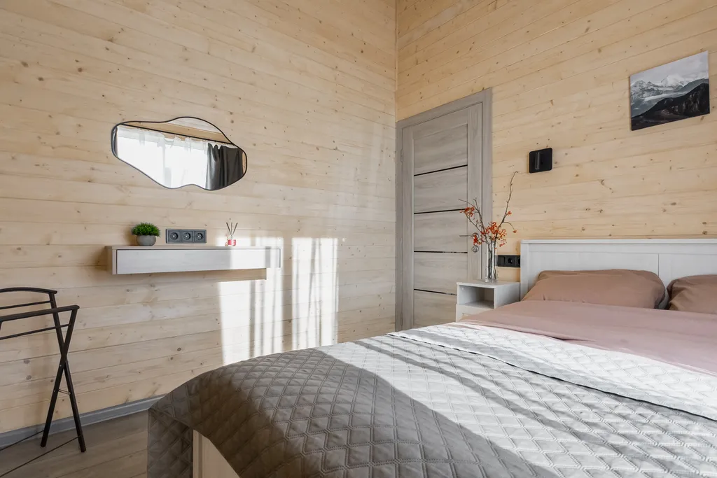 2-комнатный котедж на границе с лесом, 57м²