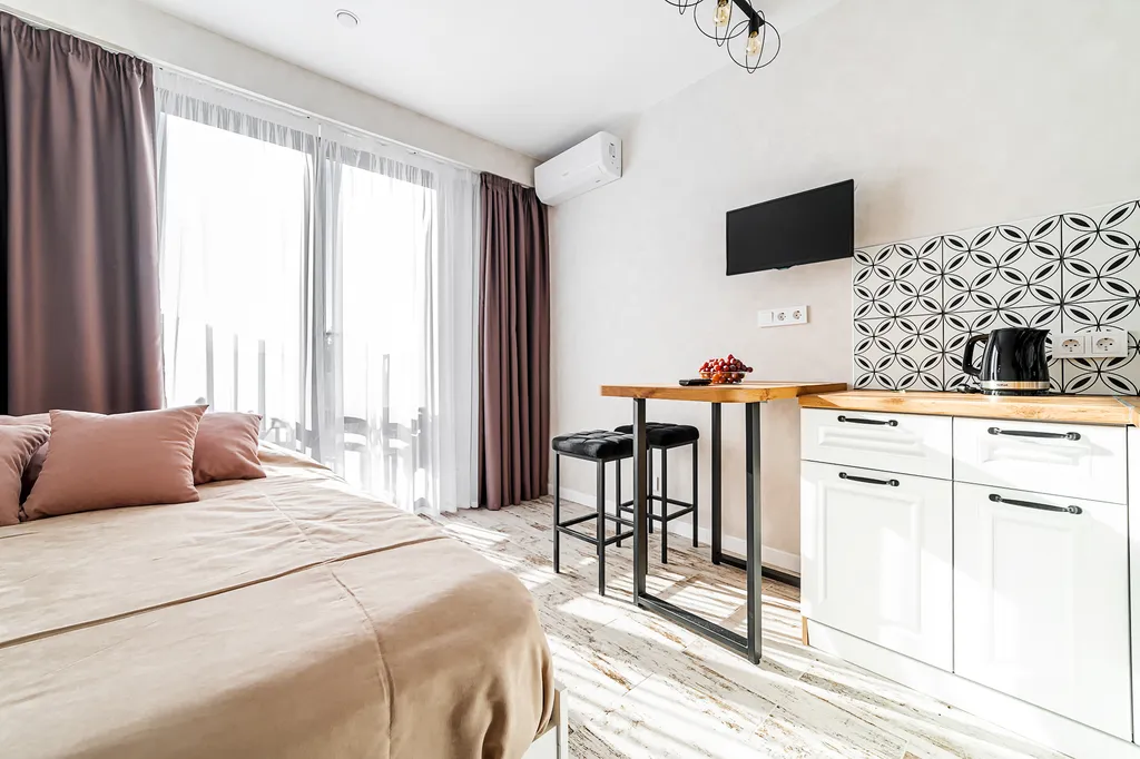 Студия 23 с видом на горы