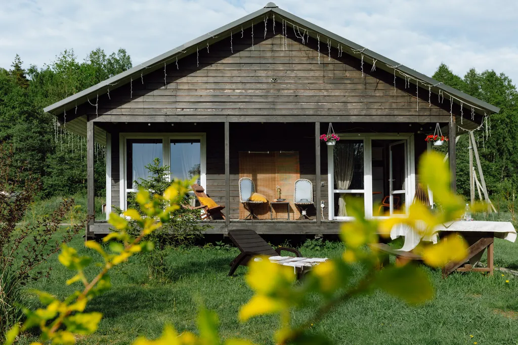 Шале с камином