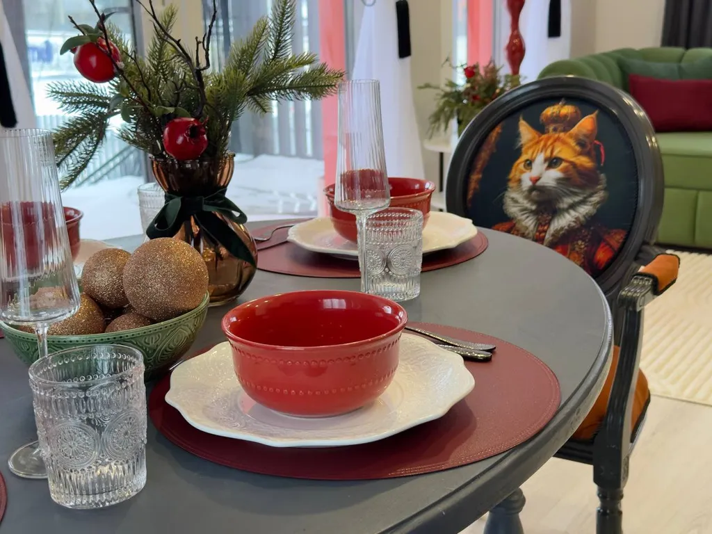 Фотодача с уникальным ярким интерьером для вашего отдыха и настроения