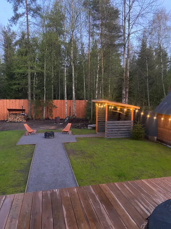 Уютный дом A-frame